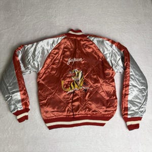 40〜50s vintage reversible jacket Vintage 1950's Reversible Varsity Jacket – La Lovely Vintage