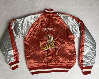 40s 50s Original Vintage Eagle/tiger Japan Souvenir Sukajan