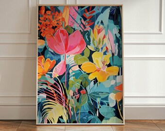 Botanical Wall Art: Floral Design - Aesthetic Home Decor