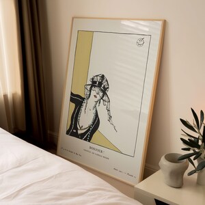 Retro Vintage Wall Art Print, Mid-Century Modern Decor, Retro Wall Decor,Vintage Magazine Poster | Yellow Modern Home Decoration Print Gift