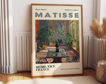 Matisse Art Print: Vintage French Exhibition Poster (Multiple Sizes)