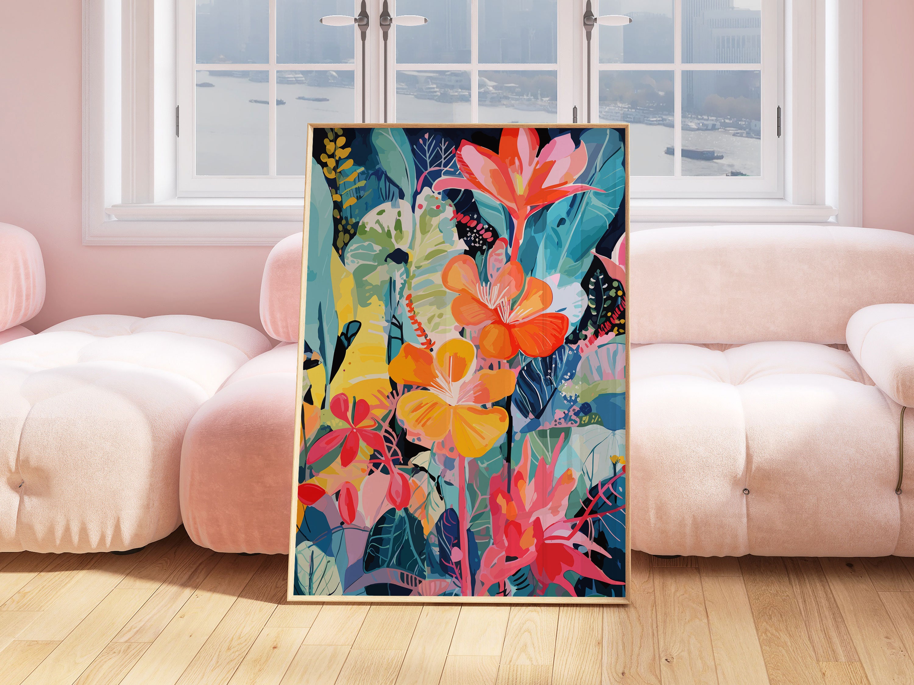 Botanical Flower Poster, Floral Wall Art, Vintage Style (multiple Sizes ...
