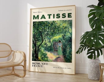 Matisse Art Print: Vintage French Exhibition Poster (Multiple Sizes)