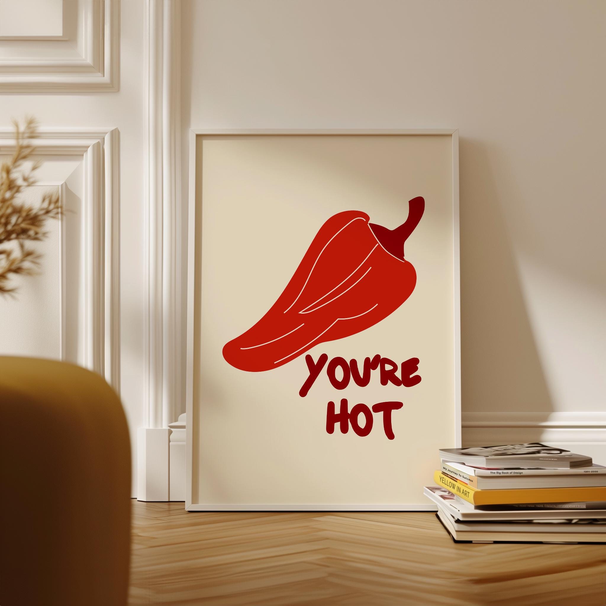 インテリア小物 You're hot チリペッパー アートパネル アメリカ