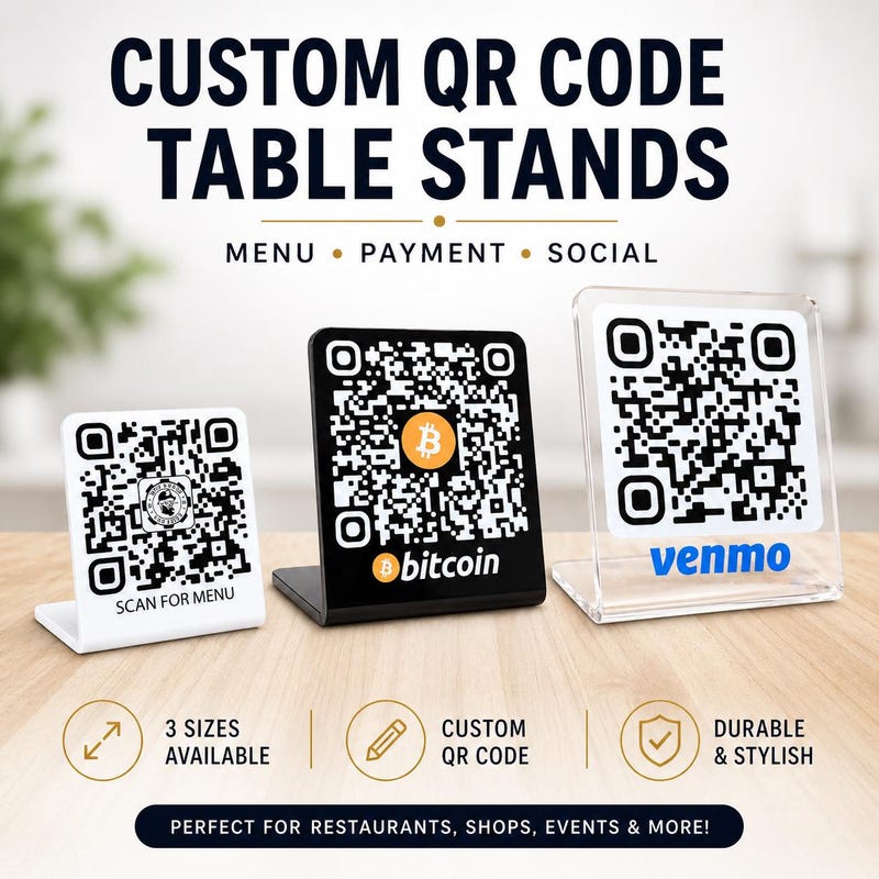 Countertop Qr Code - Etsy