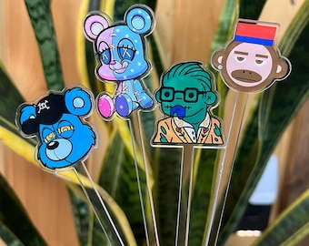 Agitadores de bebidas personalizados: palillos para cócteles, decoración para eventos