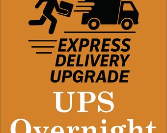 Versand Upgrade - UPS Overnight(Nächsten Tag Luft)
