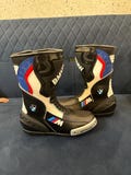 Bmw Motorrad Motorbike Racing Leather Boots-Cowhide Leather And Certified Protectors-Free Shipping