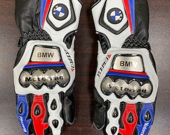 Gants en cuir de course de moto BMW Motorrad