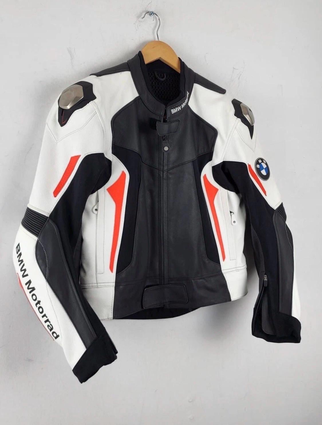 BMW Motorrad バイク用レーシングレザージャケット - 牛革と認定