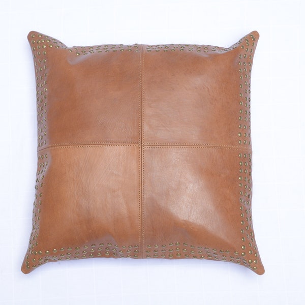 Leather Pillow Etsy