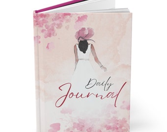 Daily Journal Pink Hardcover Journal Matte