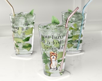 Yorkie Pint Glass, 16oz