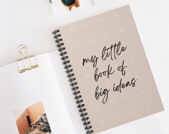 Little Book Big Ideas Journal Spiral Notebook - Ruled Line