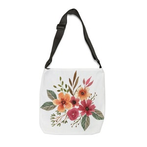 Floral Adjustable Tote Bag (AOP)