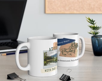 Adventure's with Dad Ceramic Mug 11oz