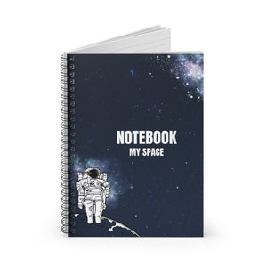 Space Journal Spiral Notebook - Ruled Line