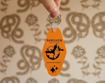 Fourth Wing Dragon Rider-sleutelhanger: Basgiath War College Motel-stijl