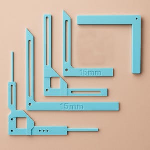 STL files for 3D printing / DIY bookbinding rules / Scrapbooking