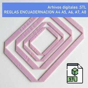 Bookbinding Templates STL | 3D Printable Bookbinding Tools A4 A5 A6 A7 A8