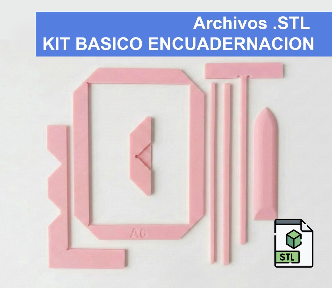 Bookbinding Ruler STL Kit | 3D Printable Bookbinding Guides | Paper ...