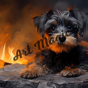 Yorkshire Terrier, Adorable Printable Wall Art, Yorkie Gift , Yorkie Art, Yorkie Print, Perfect Gift for Dog Lovers, DIGITAL Dog Art, Dog
