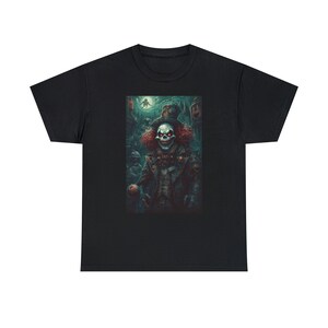 Halloween, t-shirts, terrifying clown,witch, sorcery, horror, dark, moon, scary, trick or treat, october 31, gift, night, pumpkin, candy