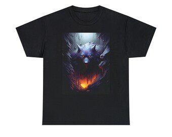 Halloween Wolf T-Shirt, Scary Werewolf Graphic Tee