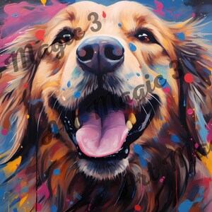 Golden Retriever Wall Art, Golden Retriever, Golden Retriever Home Decor, Golden Retriever Gift, Dog Art, Print Poster, Wall art, Dog Lover