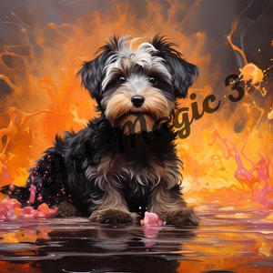 Yorkshire Terrier,  Wall Art,  Yorkie Gift, Yorkie Art, Yorkie Print, Yorkshire Terrier Decor, DIGITAL Dog Art, Printable Wall Art, Mom dog