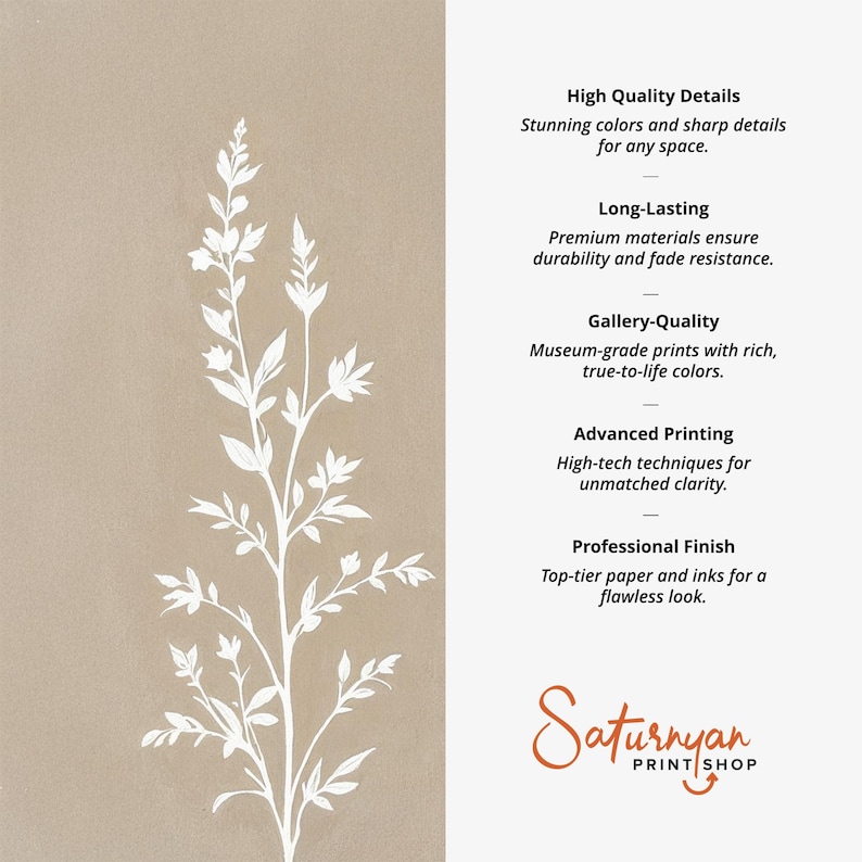 Picture of 3 Piece Blue Flowers Wall Art,Nordic Minimalist Canvas Prints,Modern ...