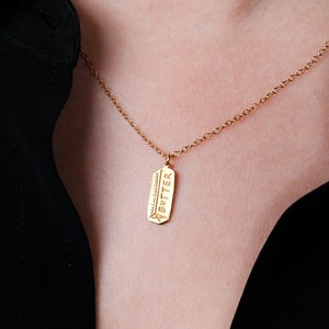 24k Gold Filled Stick O' Butter Necklace Thanksgiving Funny White Elephant Gift Baker Chef Gold Butter Pendant 925 Silver/Rose Gold image 1