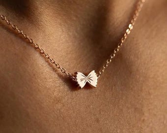 Collana MINI Pasta placcata oro