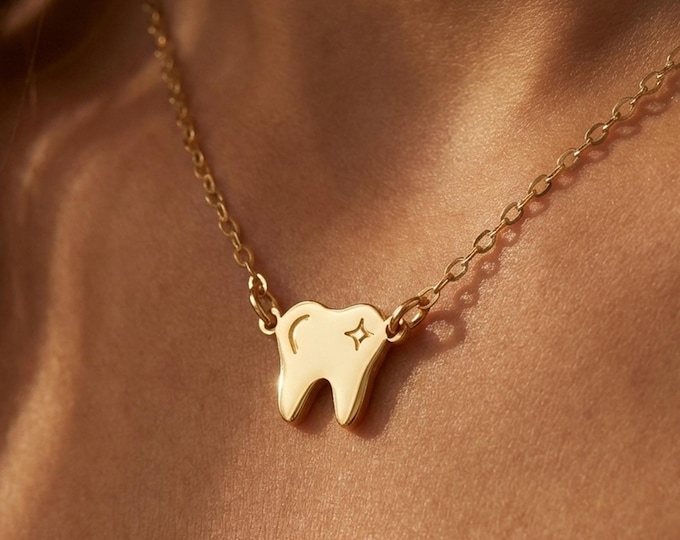 Gold Tooth Necklace - 24k Gold Filled