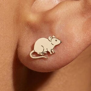 Rat Earrings - Etsy