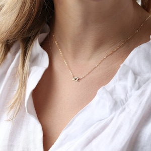 24k Gold Filled Mountain Necklace Nature Travel Jewelry Minimalist Dainty Charm Necklace Wanderlust Winter Jewelry Snowboard Gift image 2