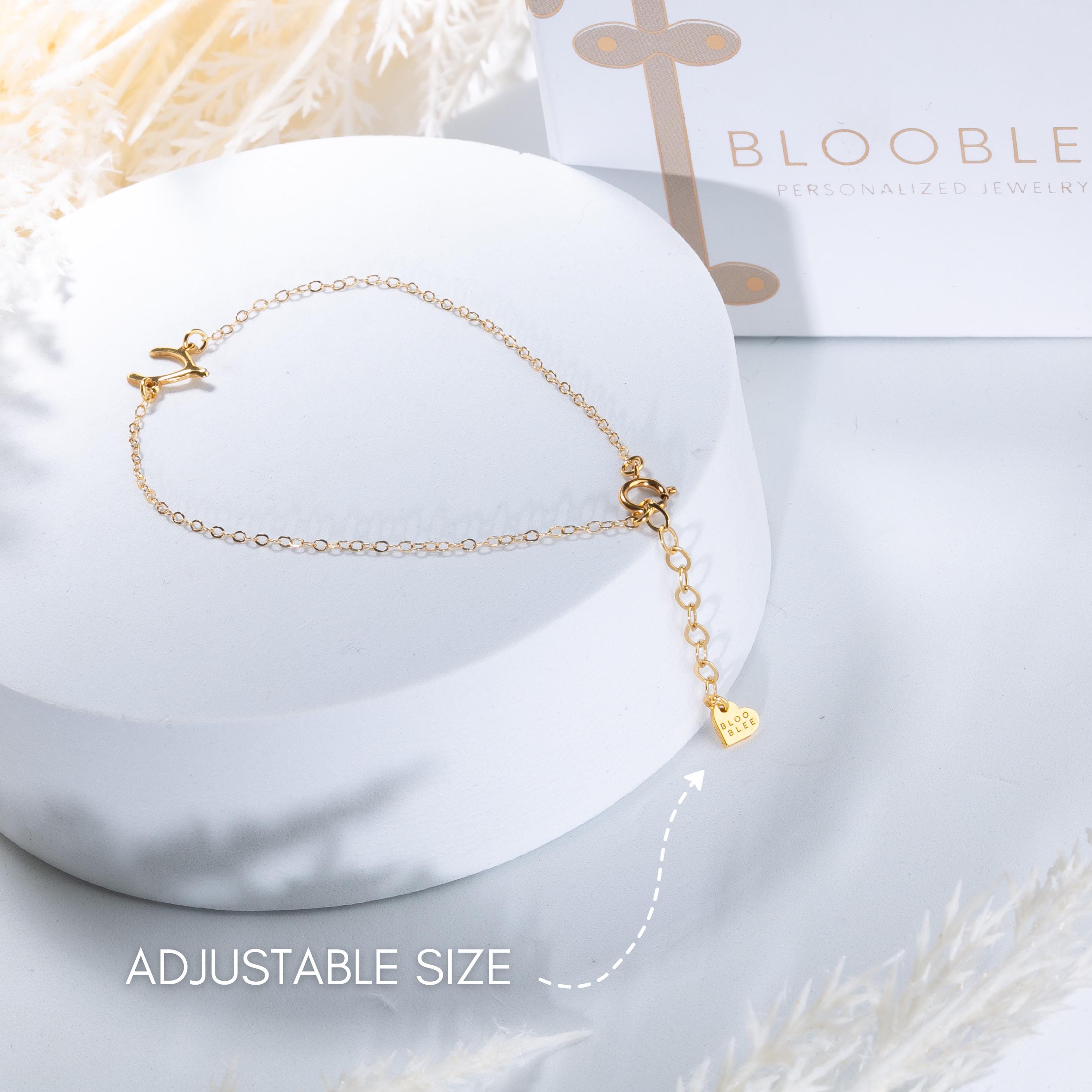 Bracelet en argent coeur + flèche avec oxydes