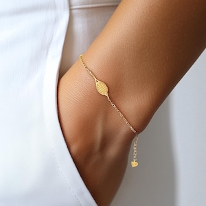 24-karaats gouden vermeil tennisracketarmband: verstelbare sportsieraden