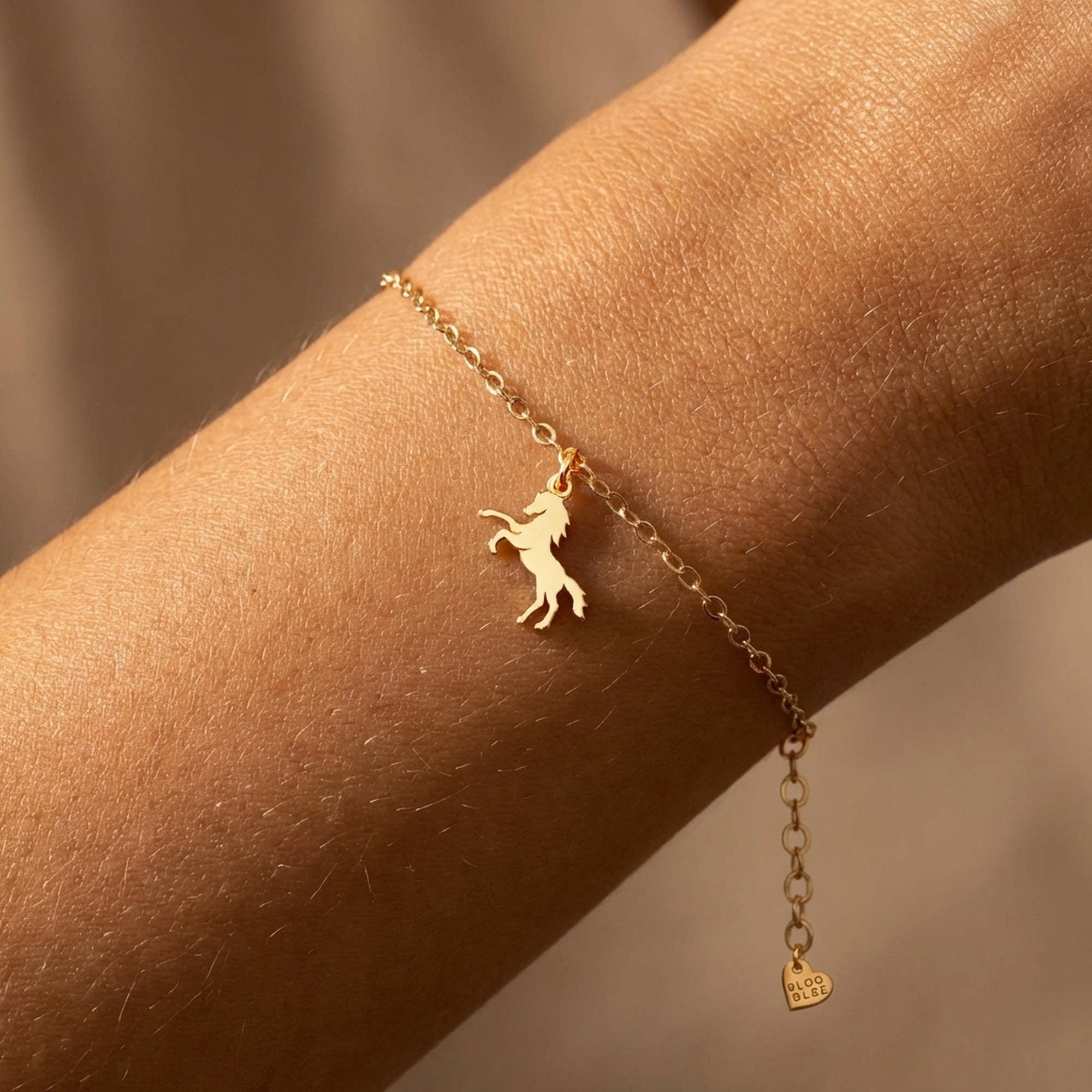 Bracelet d'amitié coeur arc-en-ciel - Ajustable - France