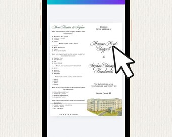 Folleto de ceremonia editable