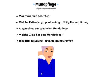 Lernzettel „Mundpflege in der Pflege“ Pflegenotiz