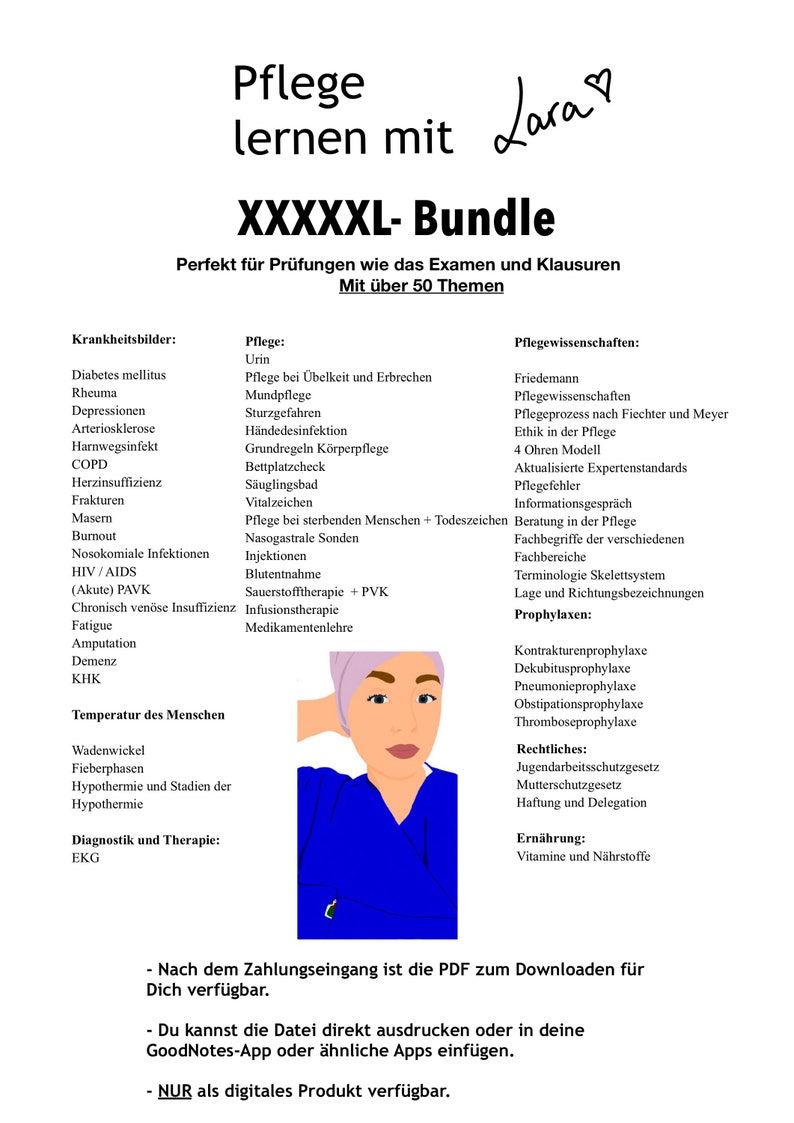 XXXXXL-Bundle mit über 50 Themen Pflegenotiz Bild 1