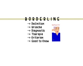 Learning sheet “Borderline” nursing note