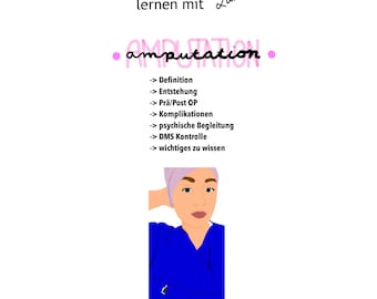 Learning sheet “Amputation” nursing note