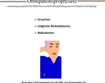 Lernzettel „Obstipationsprophylaxe“ Pflegenotiz