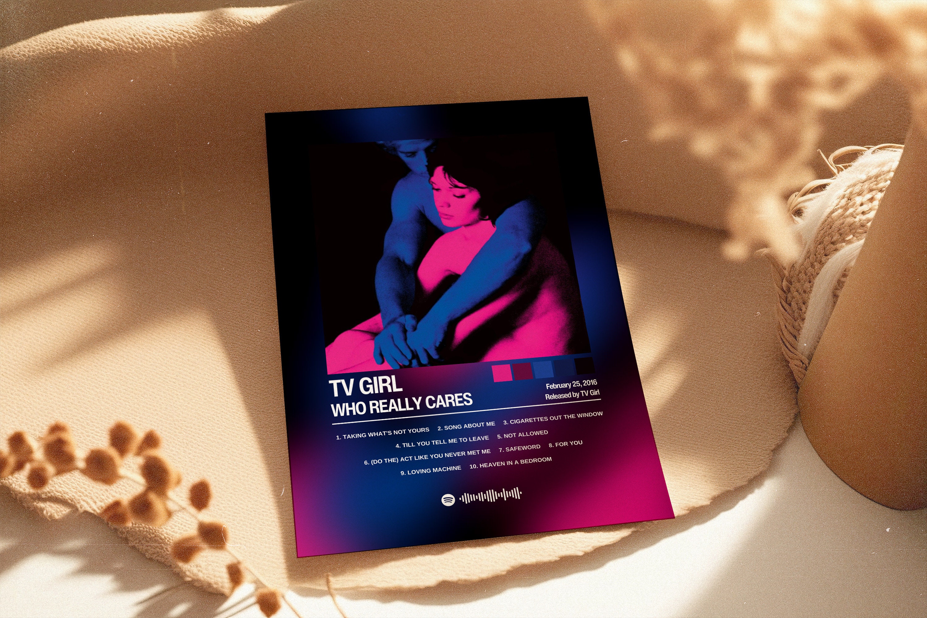 TV Girl Poster | Who Really Cares Poster | Album Cover Posters sold by