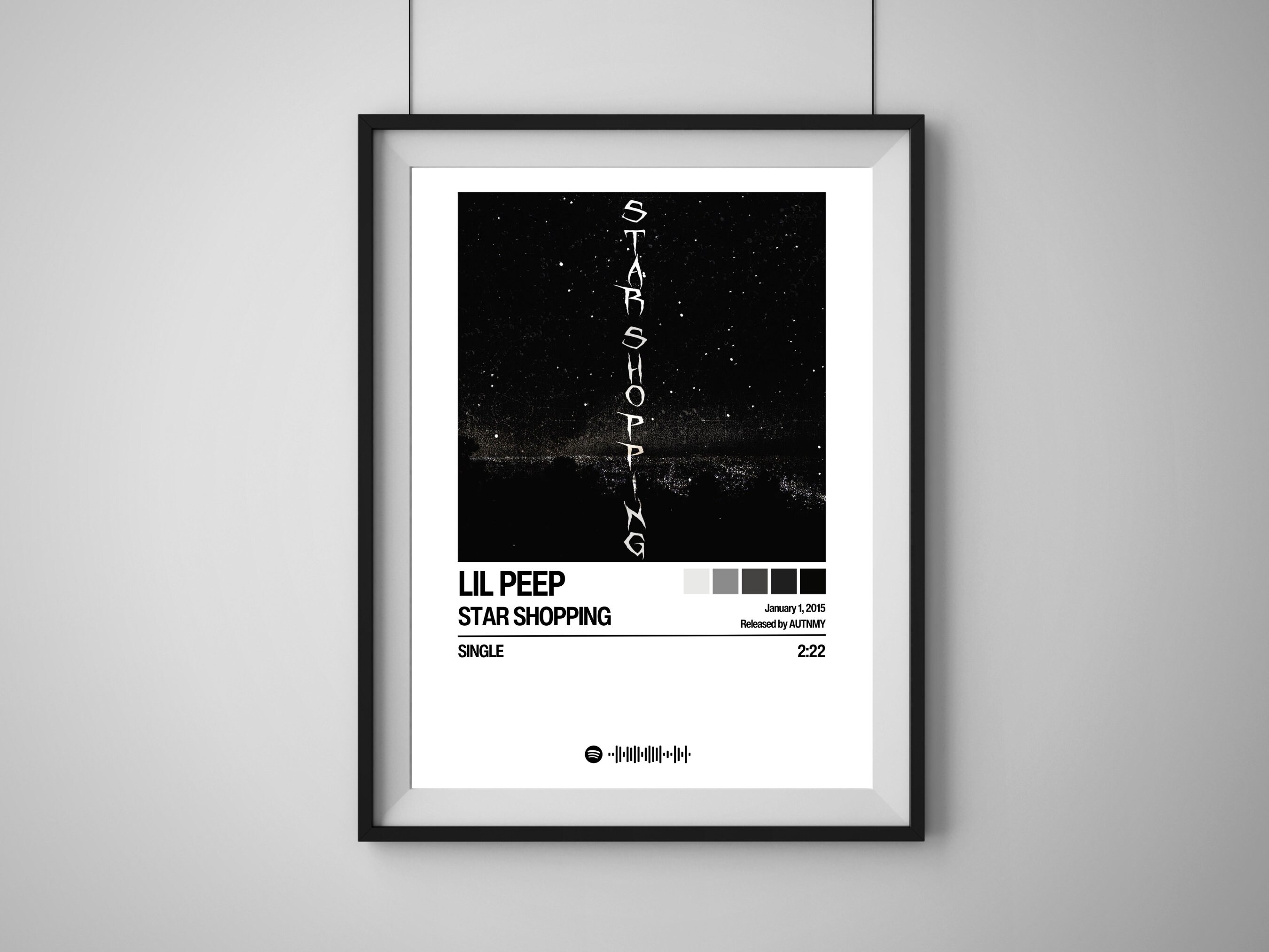 Lil Peep Poster Star Shopping Poster Album Cover Posters sold by Lumen _V SKU 4731904