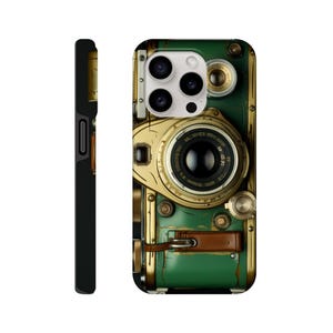 RETRO PHONE Case 2, Étui pour téléphone avec appareil photo, Étui pour téléphone tendance, Appareil photo argentique rétro, Étui pour téléphone avec appareil photo rétro, Étui pour téléphone amusant, Vu à la télévision iPhone 15 Pro