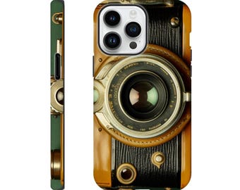 FUNDA PARA TELÉFONO RETRO 4, Funda para teléfono con cámara, Funda para teléfono moderna, Cámara de película retro, Funda para teléfono con cámara de la vieja escuela, Funda para teléfono divertida, Como se ve en la televisión