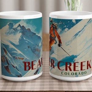 SIP & SCENE Colorado Mug 15oz, Coffee Lover, Gift for Him, Her, Mother, Christmas, Birthday, Colorado, Ski, Central City, Gold Mining